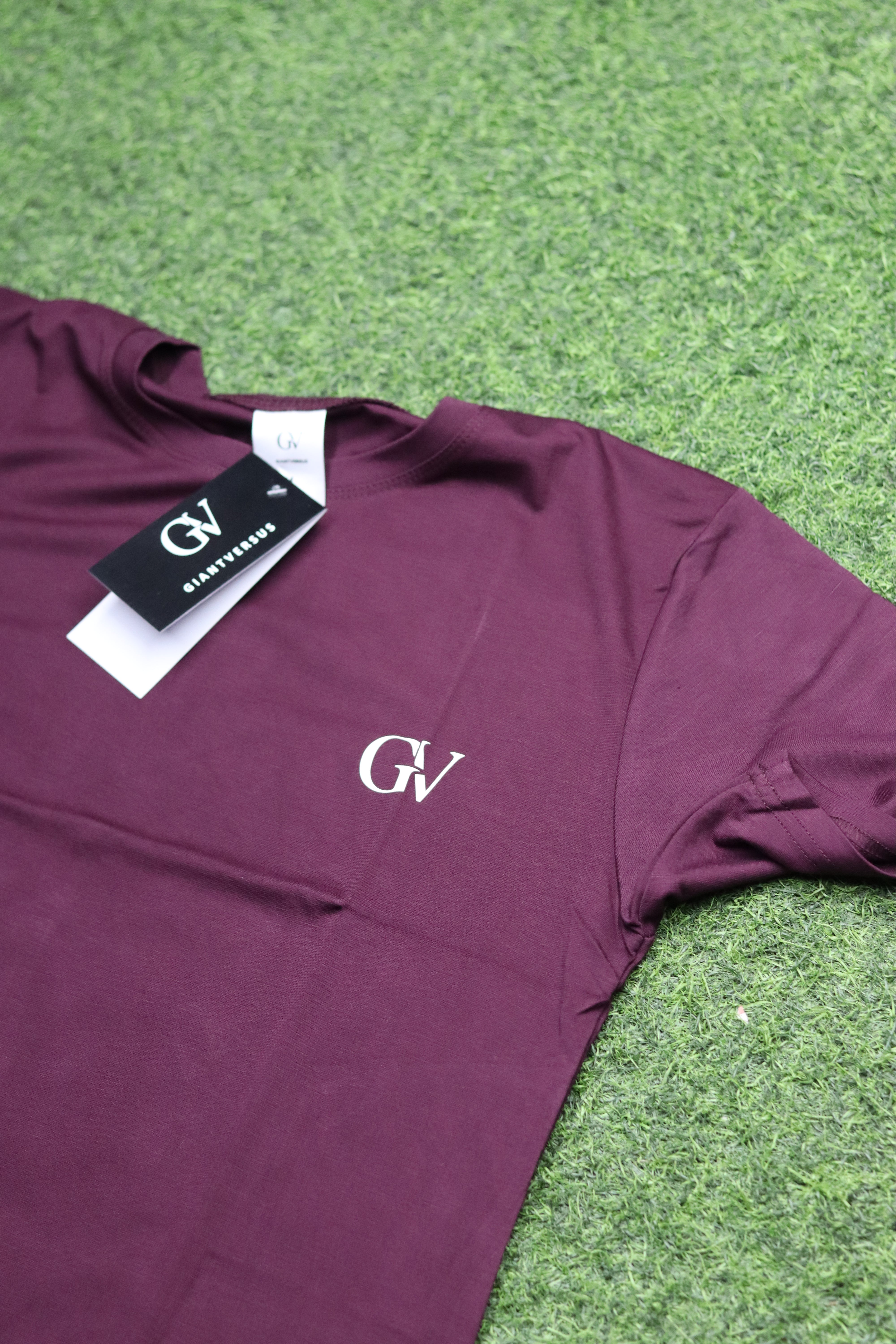 REGULAR FIT PLAIN T-SHIRT WITH LOGO